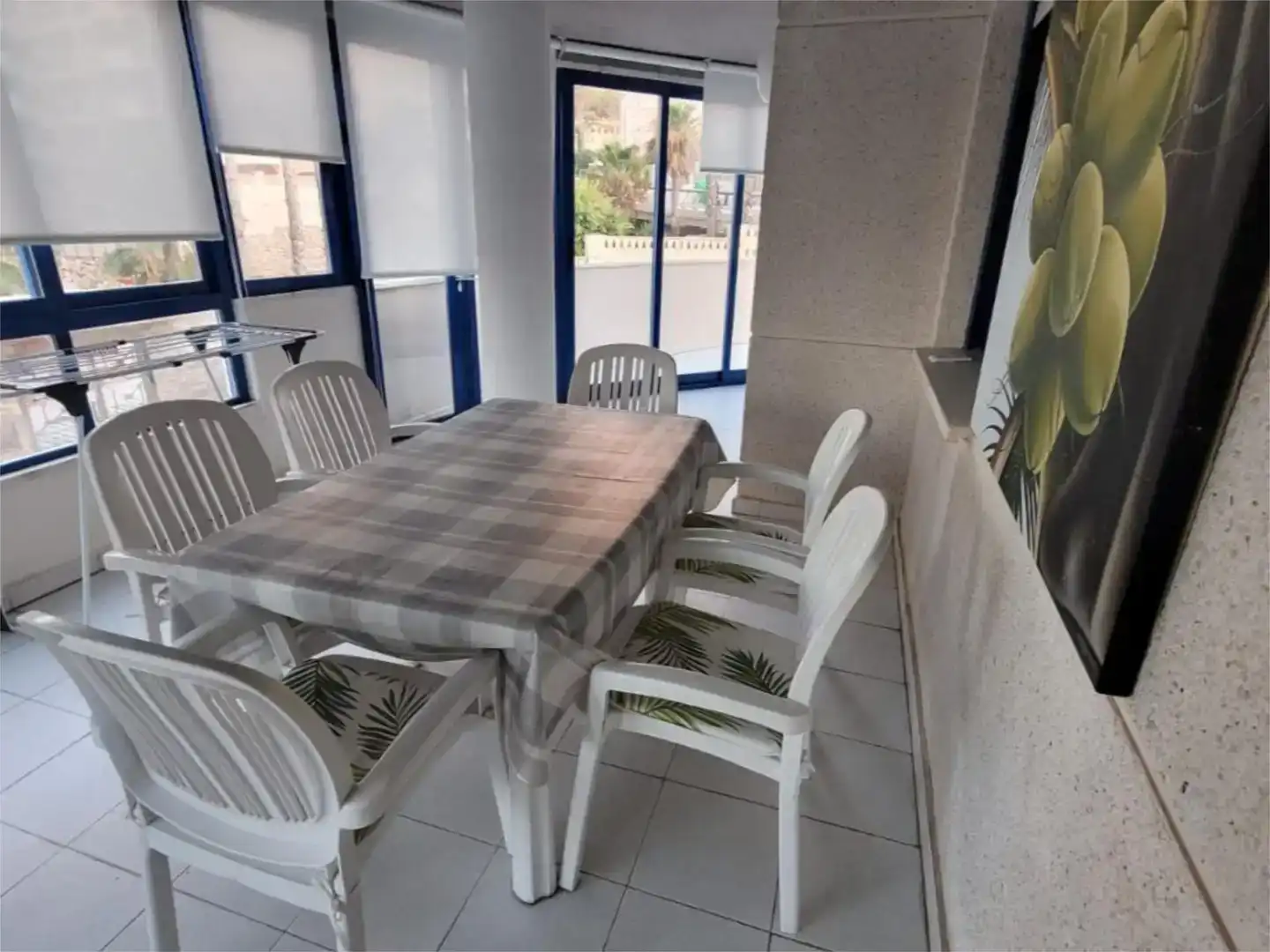Terrasse von Wohnung zur Miete in Calpe / Calp mit Klimaanlage, Schwimmbad und Möbliert