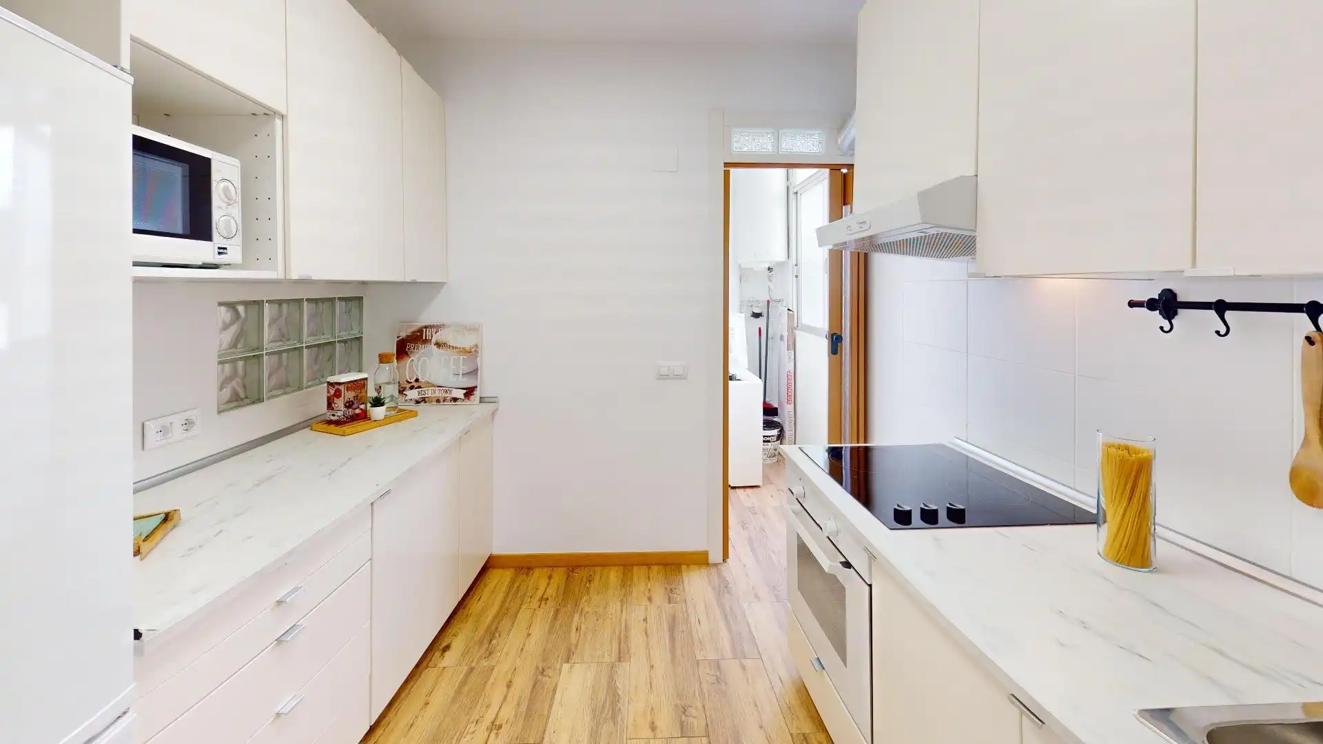 Küche von Wohnung zum Verkauf in Valencia mit Balkon