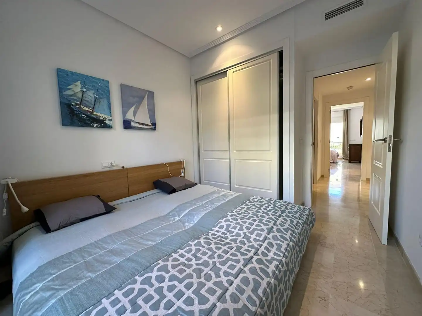 Bedroom of Flat for rent in Altea  with Air Conditioner, Heating and Storage room