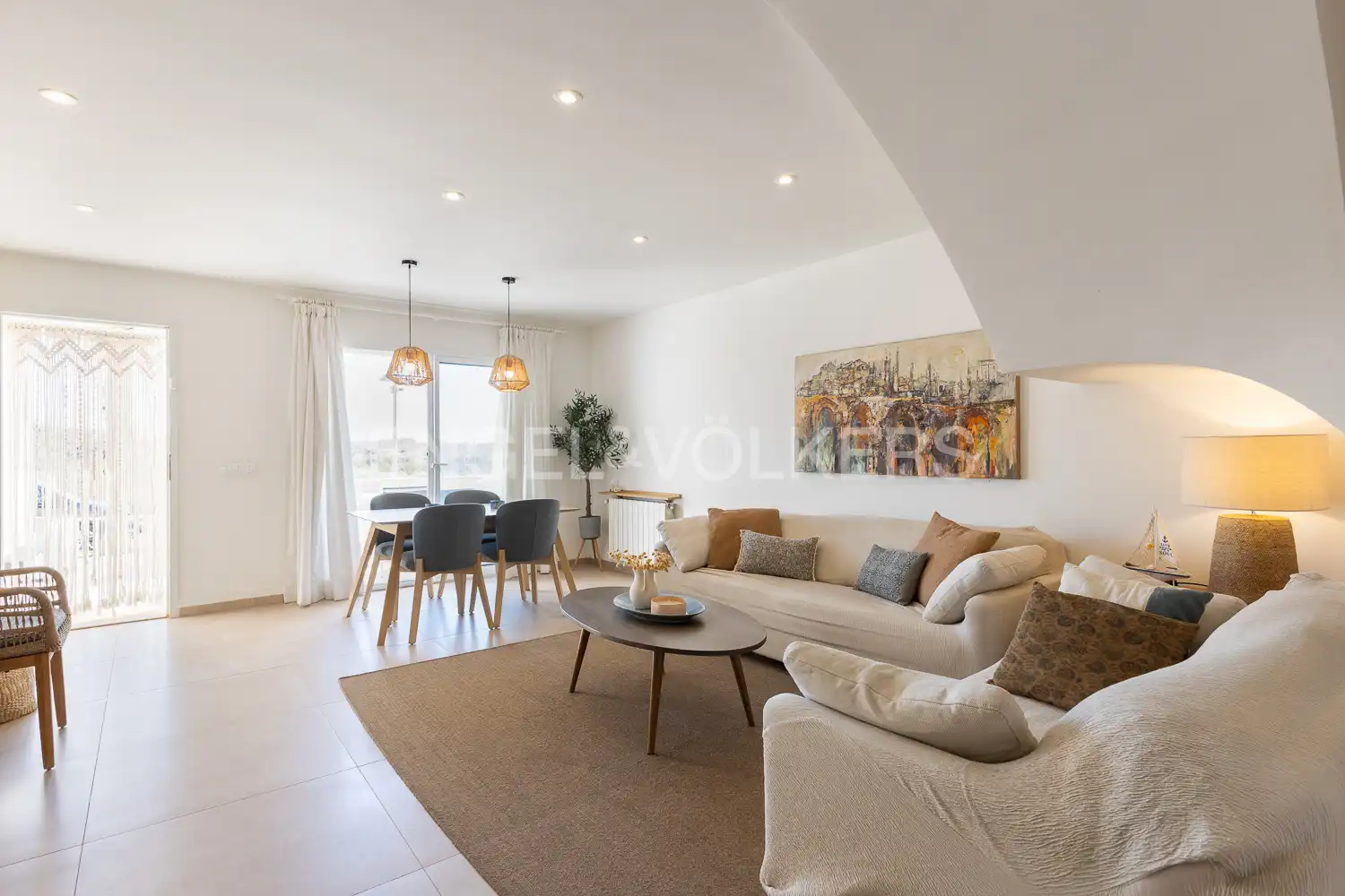 Living room of Houses for rent in Valencia  with Heating, Private garden and Terrace