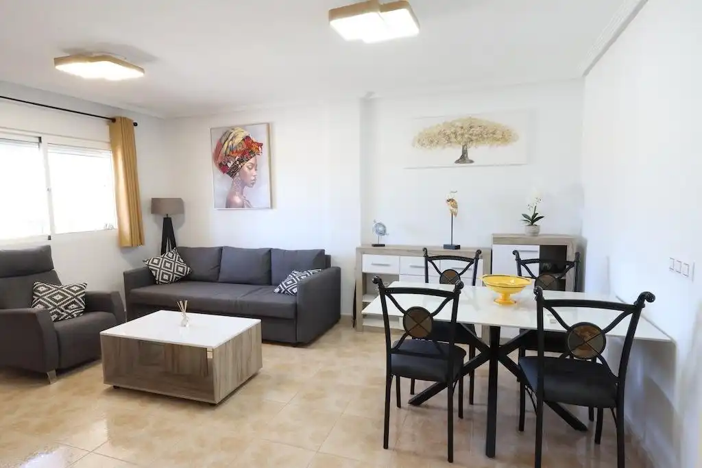 Living room of Apartments for rent in Orihuela  with Air Conditioner, Furnished and Community pool