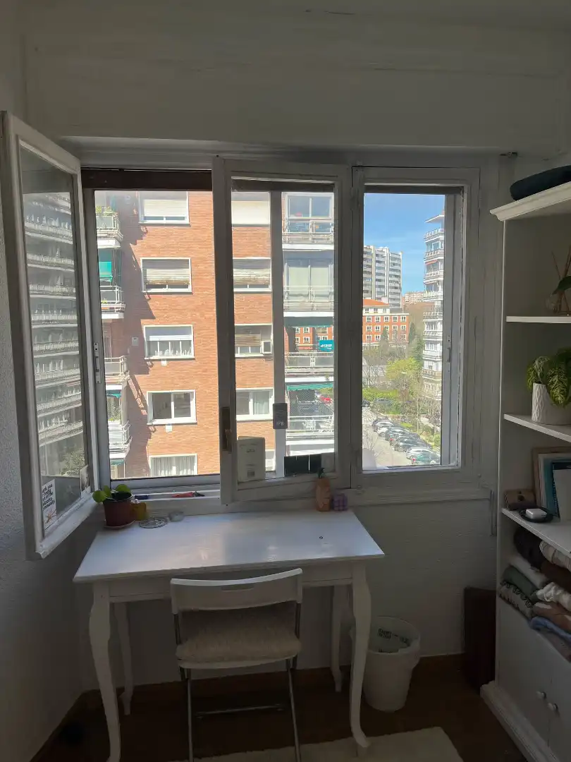 Terrasse von Wohnung zur Miete in Madrid mit Heizung, Parkett und Möbliert