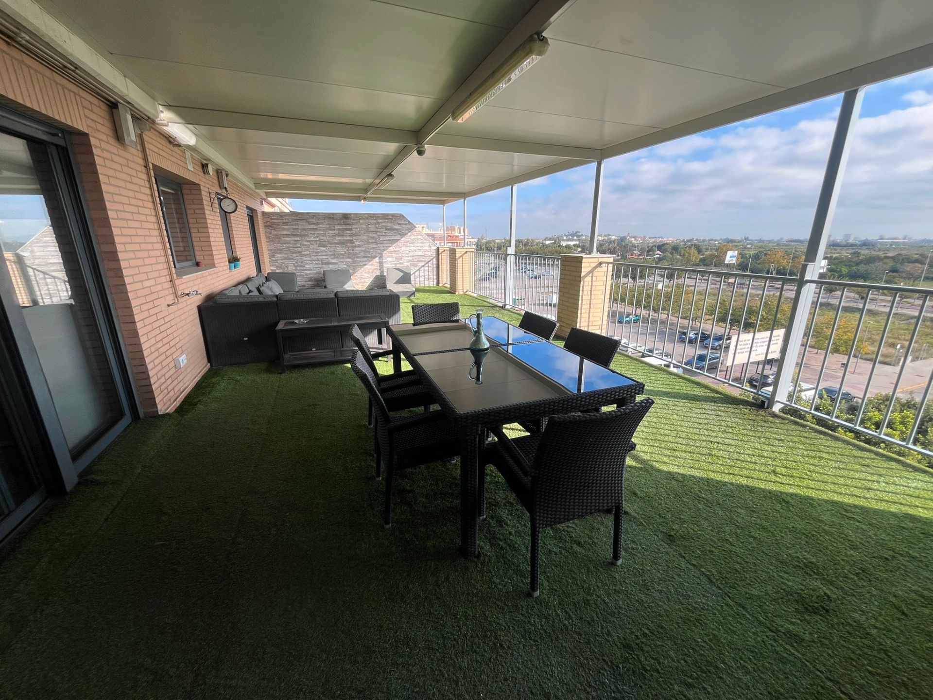 Terrassa de Àtic de lloguer en La Pobla de Farnals amb Aire condicionat, Calefacció i Parquet