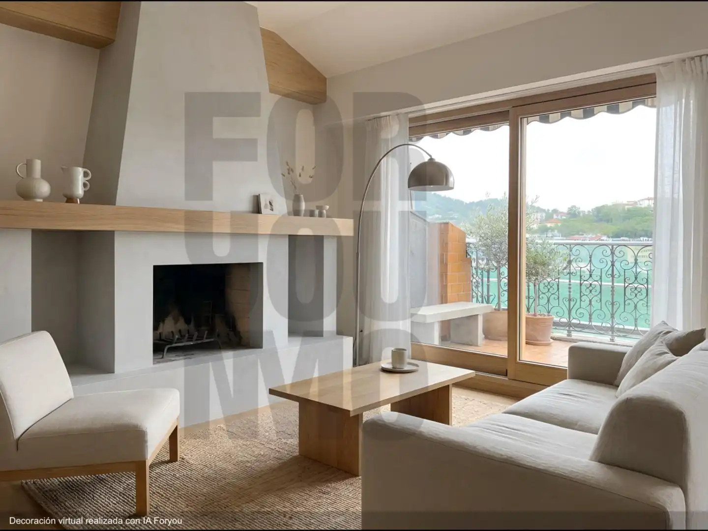 Sala d'estar de Dúplex en venda en Donostia - San Sebastián  amb Calefacció, Terrassa i Traster