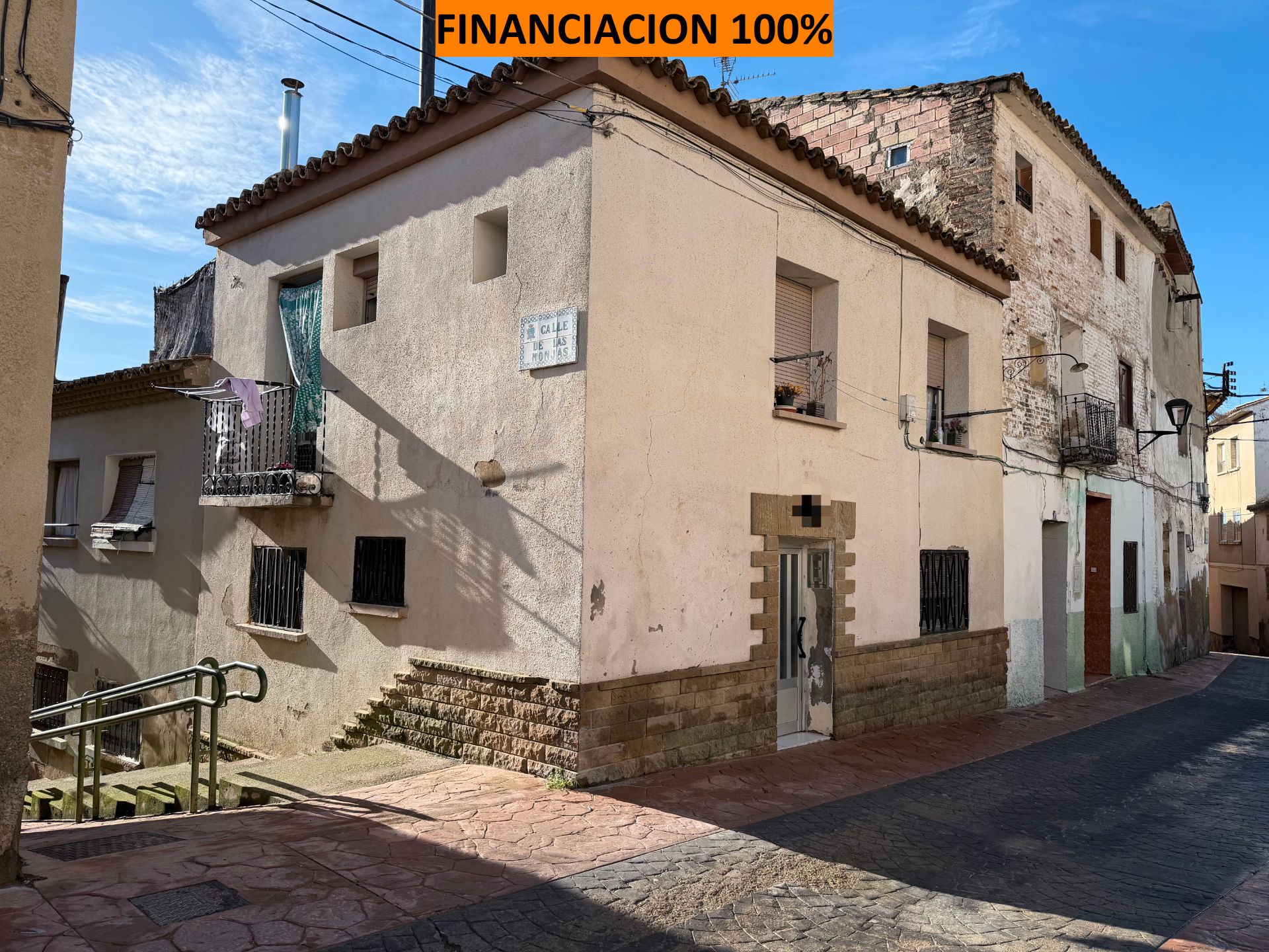 Vista exterior de Casa o chalet en venta en Ejea de los Caballeros con Calefacción, Trastero y Balcón