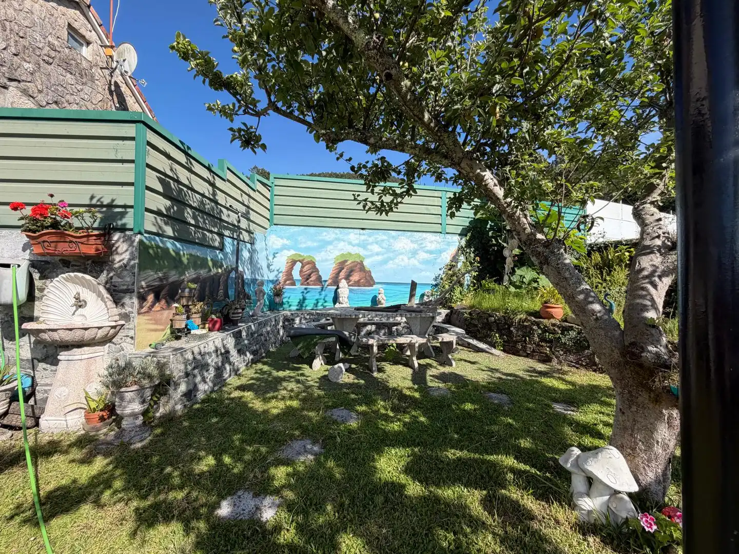 Jardín de Casa adosada en venta en Mondariz con Calefacción, Jardín privado y Amueblado