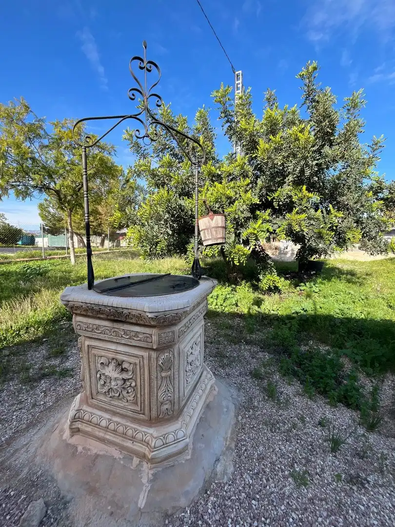 Jardín de Finca rústica en venta en Crevillent con Terraza, Piscina y Amueblado