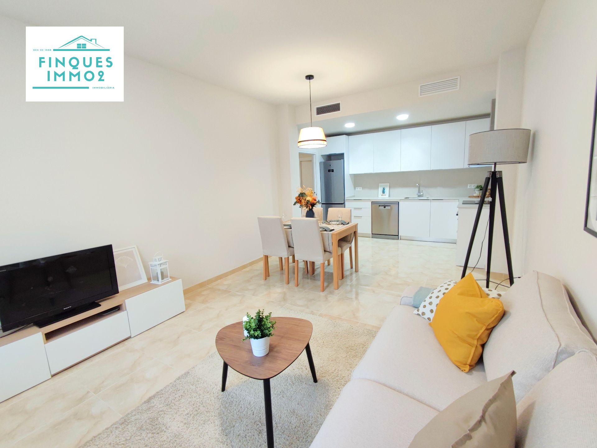 Living room of Flat for sale in L'Aldea  with Air Conditioner