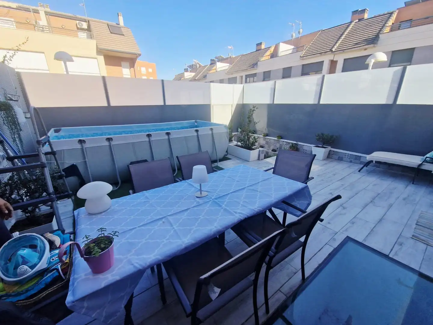 Terraza de Casa adosada en venta en Ciudad Real con Calefacción, Jardín privado y Terraza
