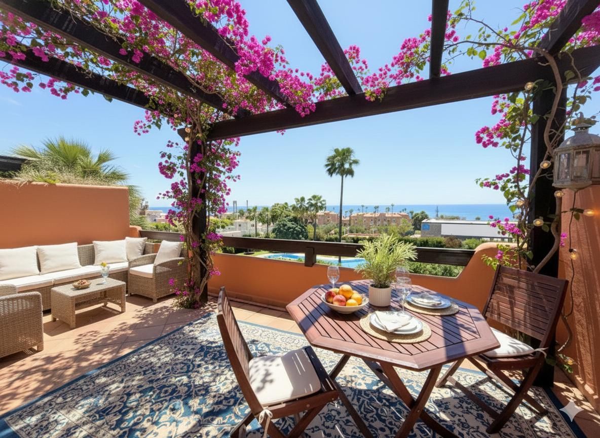 Terraza de Piso en venta en Estepona con Aire acondicionado, Calefacción y Terraza