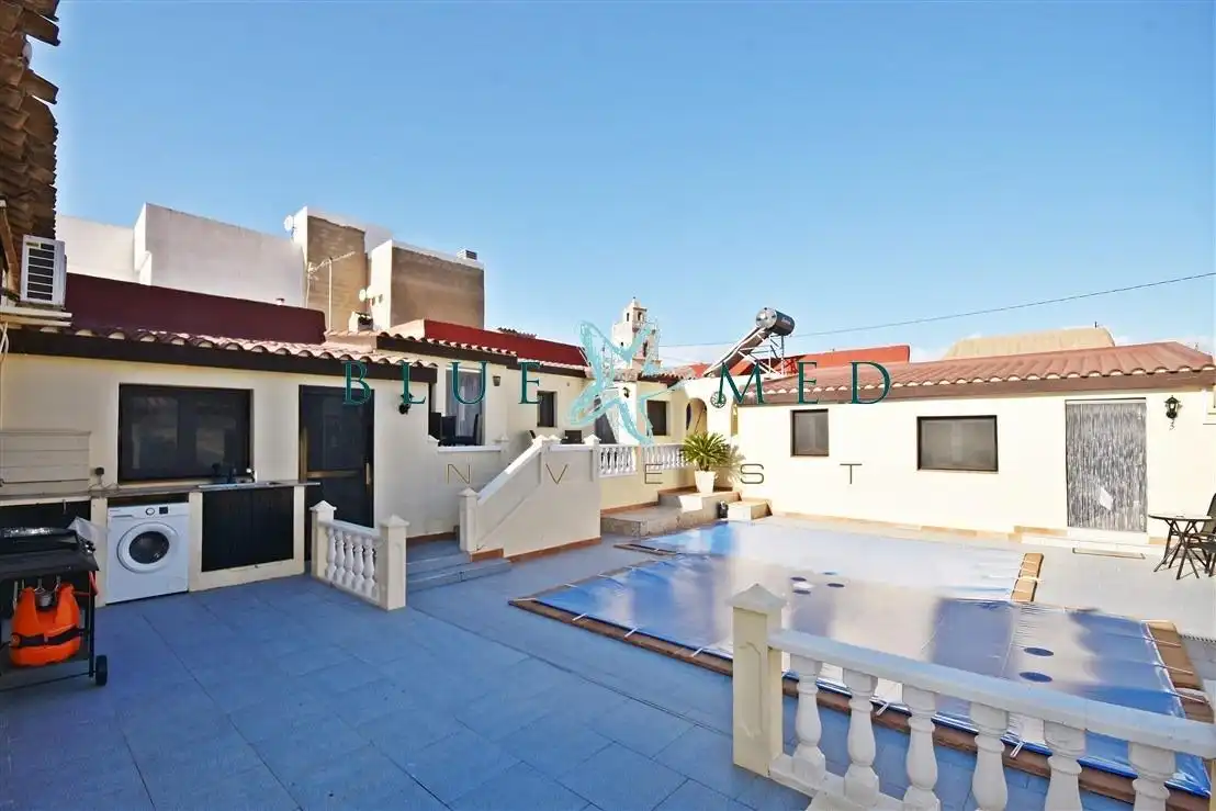 Vista exterior de Casa o chalet en venta en Fuente Álamo de Murcia con Aire acondicionado, Calefacción y Terraza