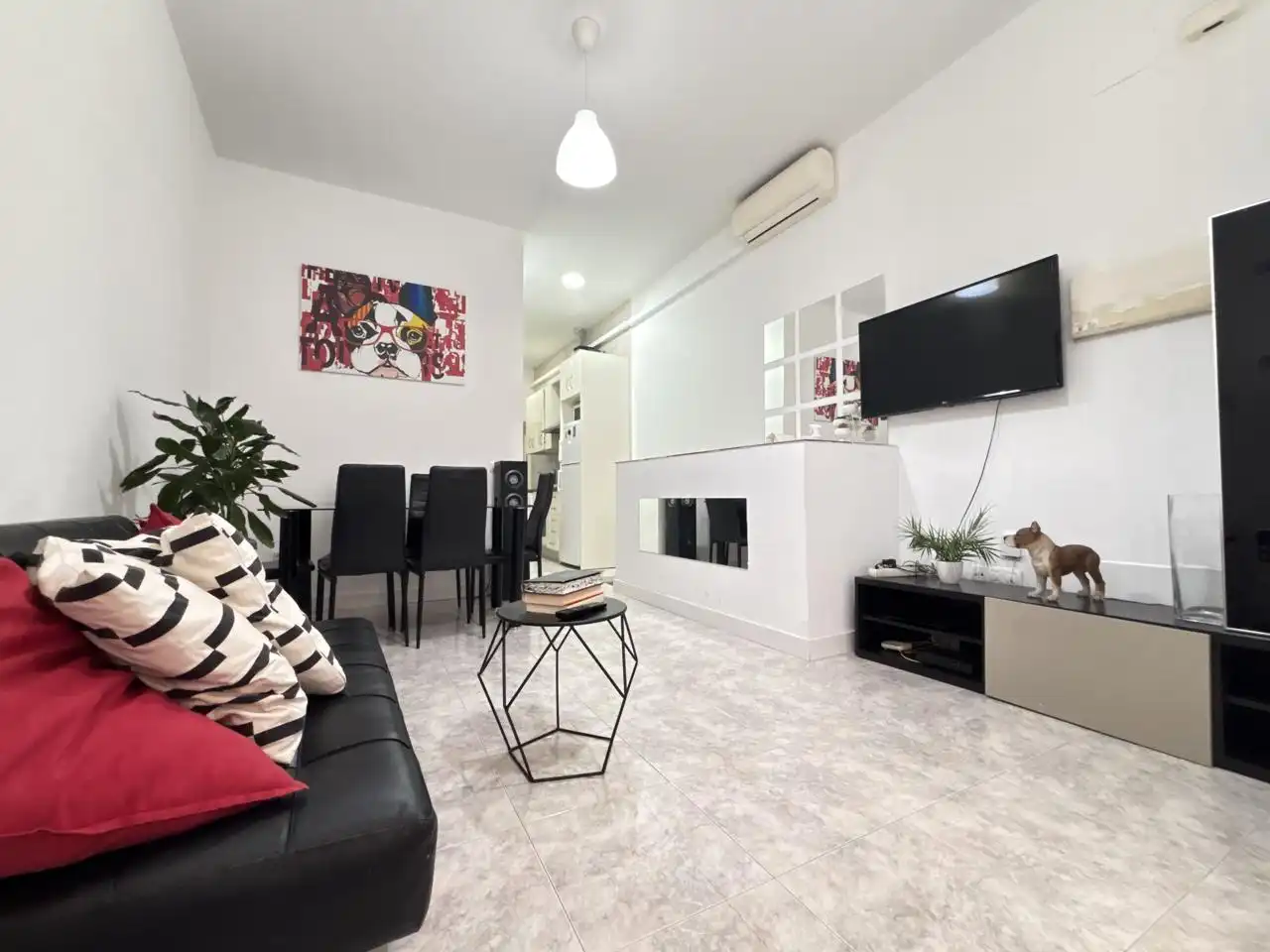 Sala d'estar de Planta baixa de lloguer en Madrid