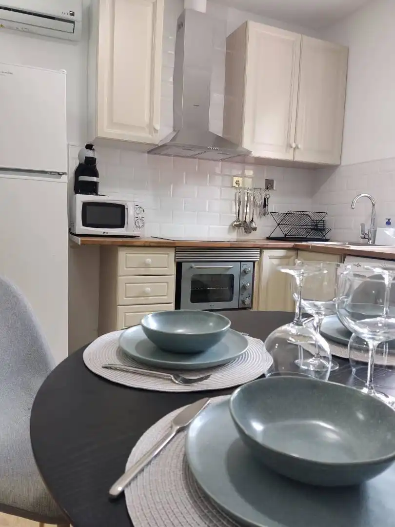 Cocina de Estudio de alquiler en Xirivella con Amueblado