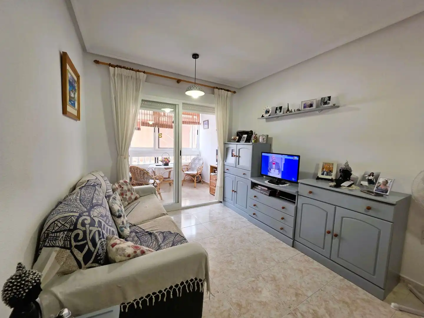 Sala de estar de Apartamento de alquiler en Santa Pola con Terraza
