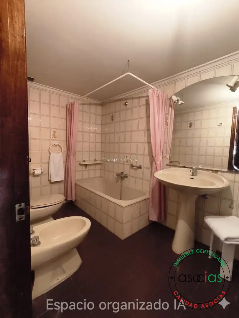 Bathroom of Flat for sale in Carreño  with Heating, Parquet flooring and Terrace