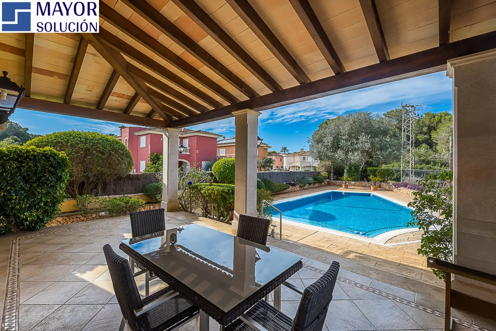 Terrassa de Casa o xalet en venda en  Palma de Mallorca amb Aire condicionat, Calefacció i Jardí privat