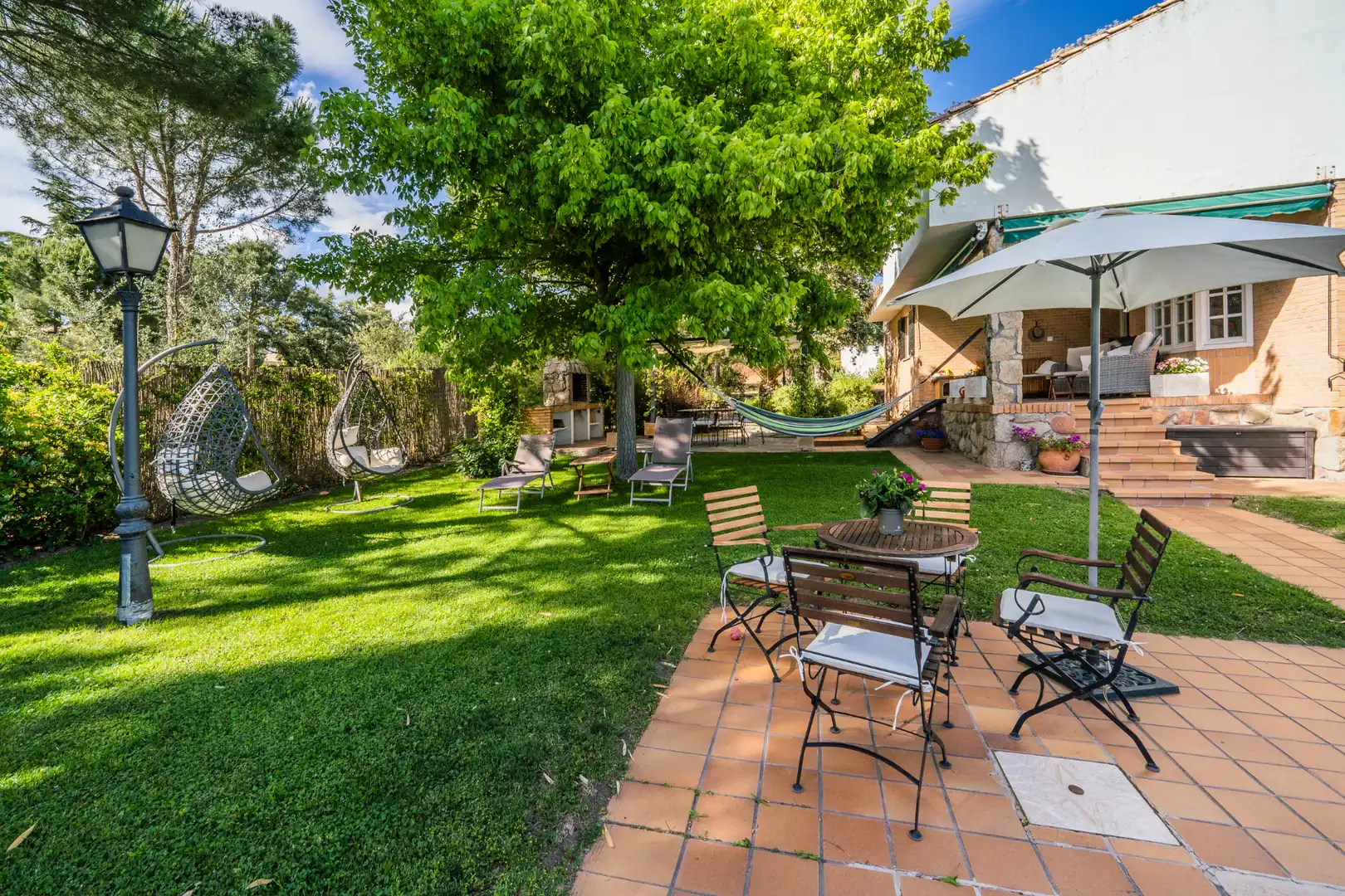 Jardín de Casa o chalet en venta en Las Rozas de Madrid con Aire acondicionado, Calefacción y Jardín privado