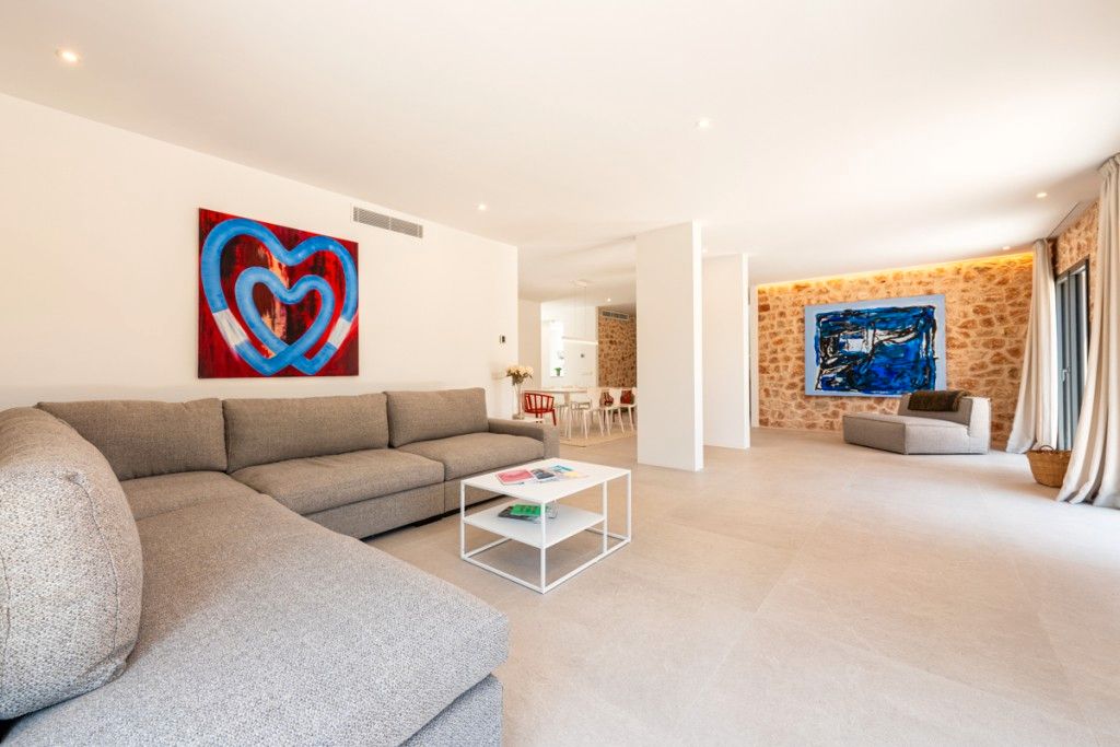 Sala d'estar de Casa o xalet en venda en Santanyí amb Aire condicionat, Calefacció i Jardí privat