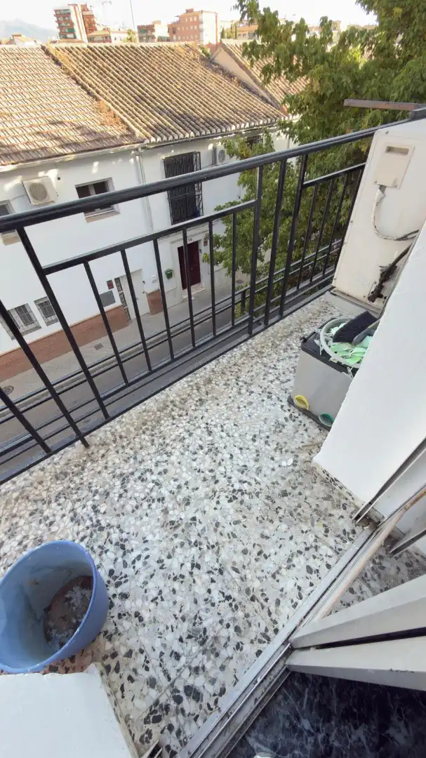 Balcony of Flat for rent in Granada  with Air Conditioner, Furnished and Oven