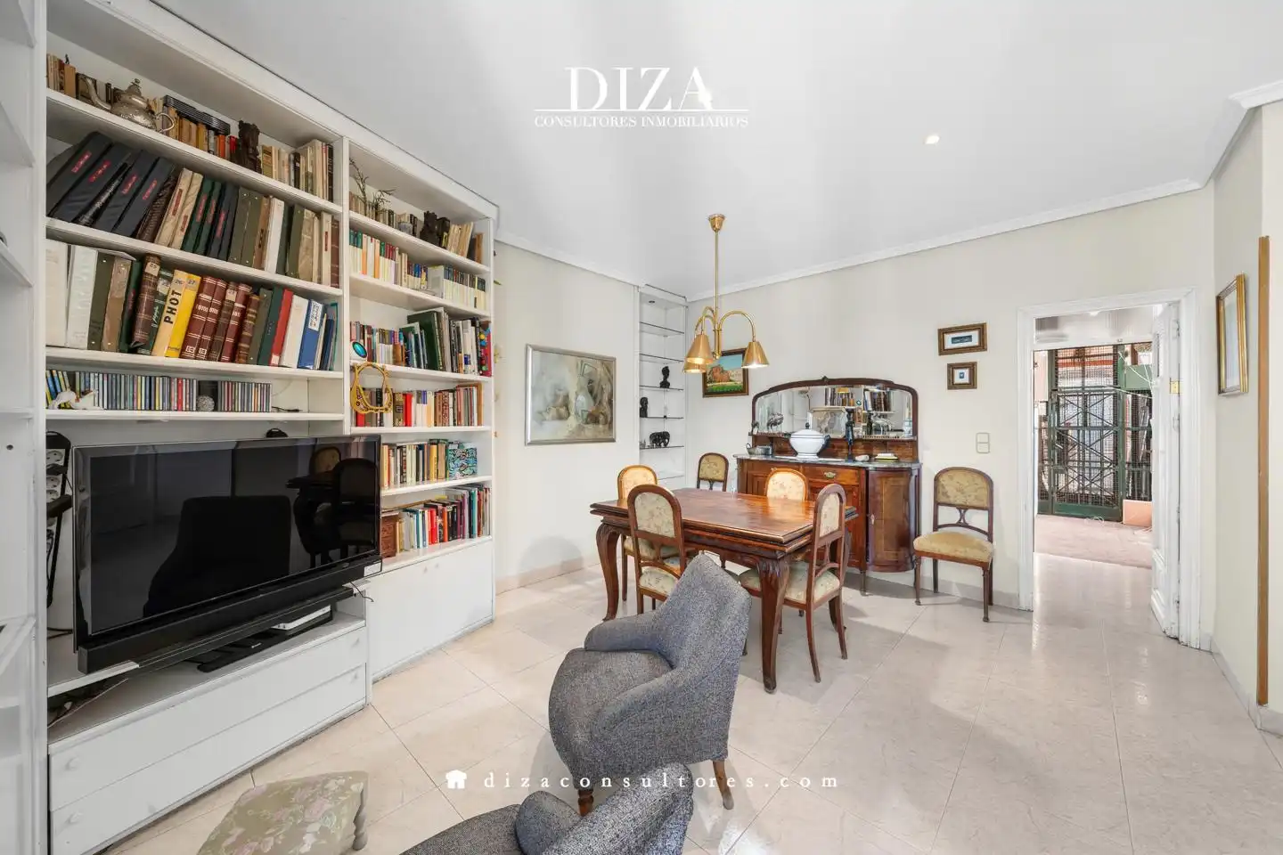 Living room of Attic for sale in Madrid  with Air Conditioner, Heating and Parquet flooring