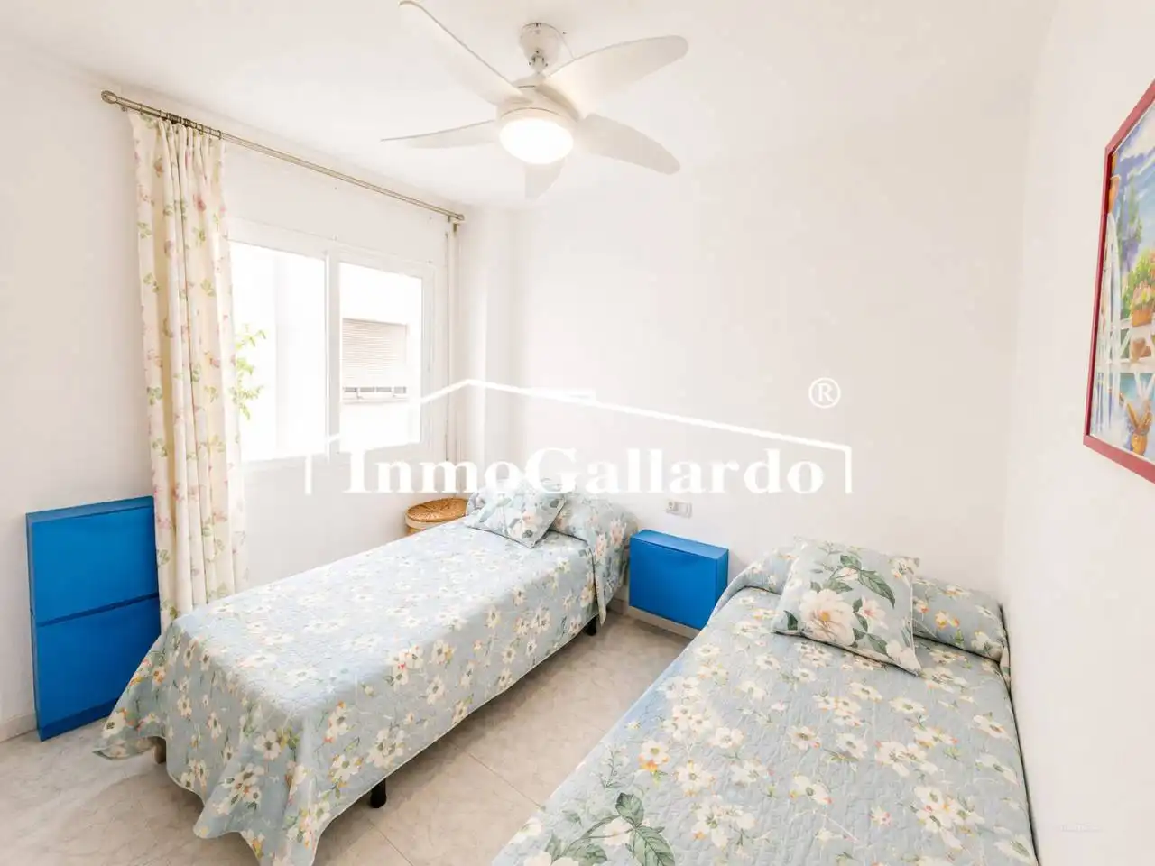 Schlafzimmer von Wohnung zur Miete in Rincón de la Victoria mit Balkon