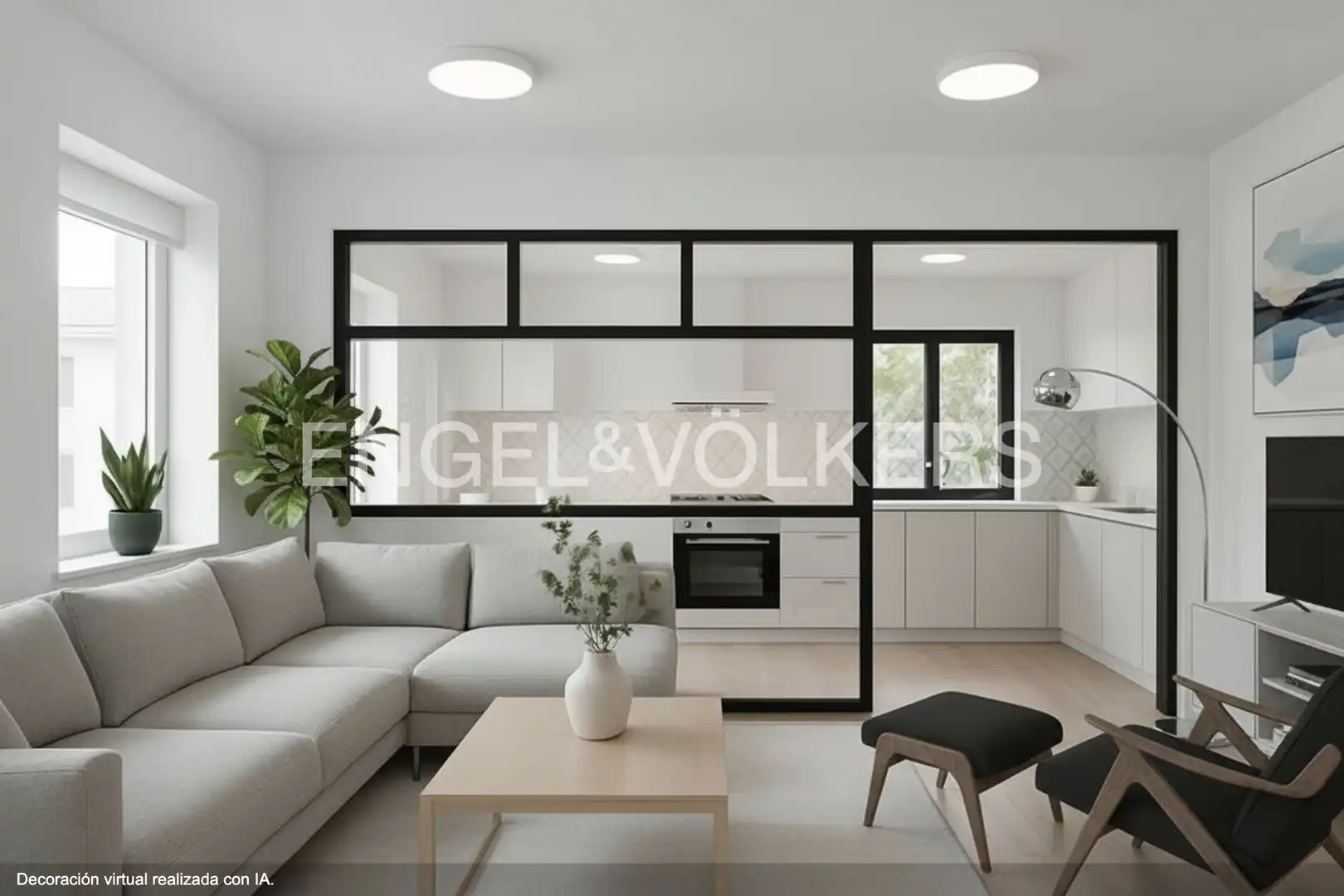Sala de estar de Finca rústica en venta en Entrambasaguas con Calefacción, Jardín privado y Balcón
