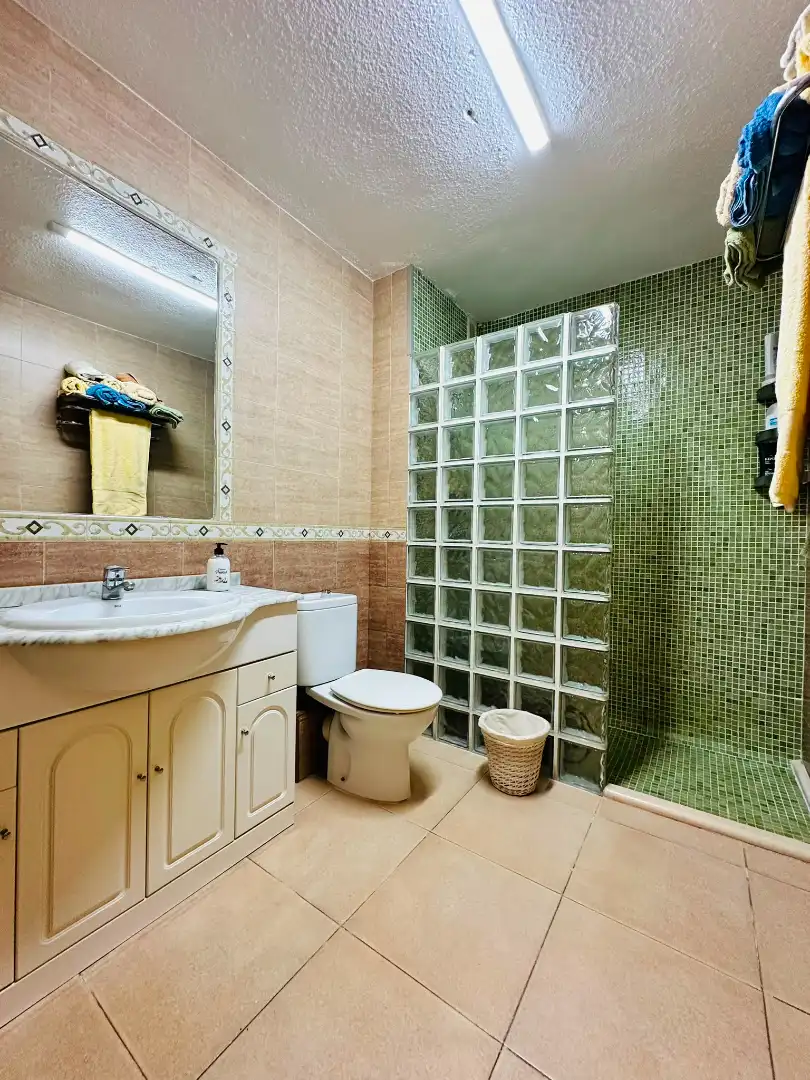 Bathroom of Flat for sale in Águilas  with Air Conditioner, Furnished and Balcony