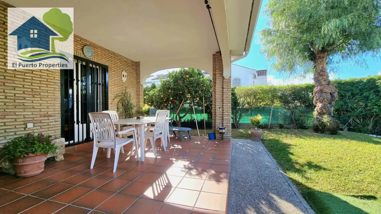 Jardí de Casa o xalet en venda en El Puerto de Santa María amb Aire condicionat, Jardí privat i Traster