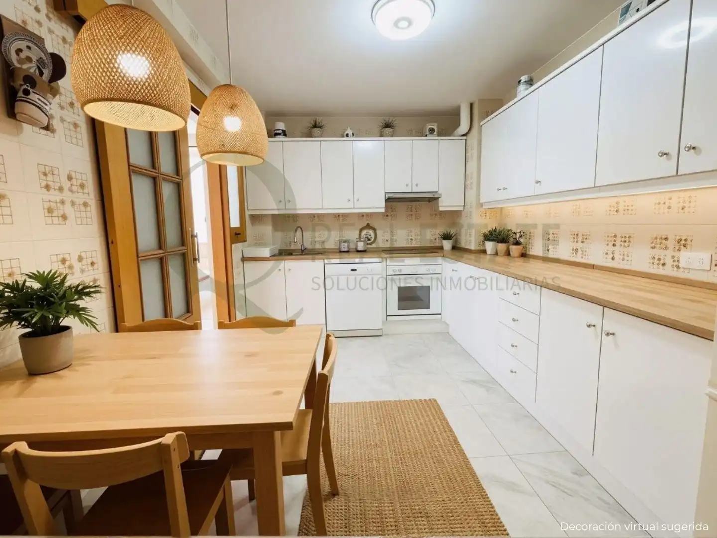 Kitchen of Flat for sale in El Campello  with Terrace, Furnished and Balcony
