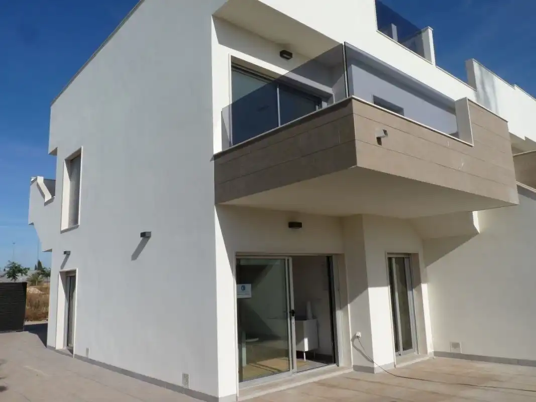 Exterior view of Houses for sale in Pilar de la Horadada  with Community pool
