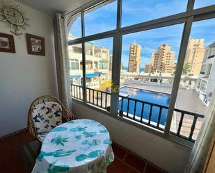 Balcony of Study to rent in Torrevieja  with Air Conditioner, Terrace and Swimming Pool