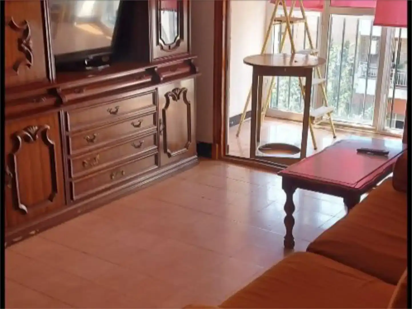 Living room of Flat for sale in Tamarite de Litera  with Storage room, Furnished and Balcony