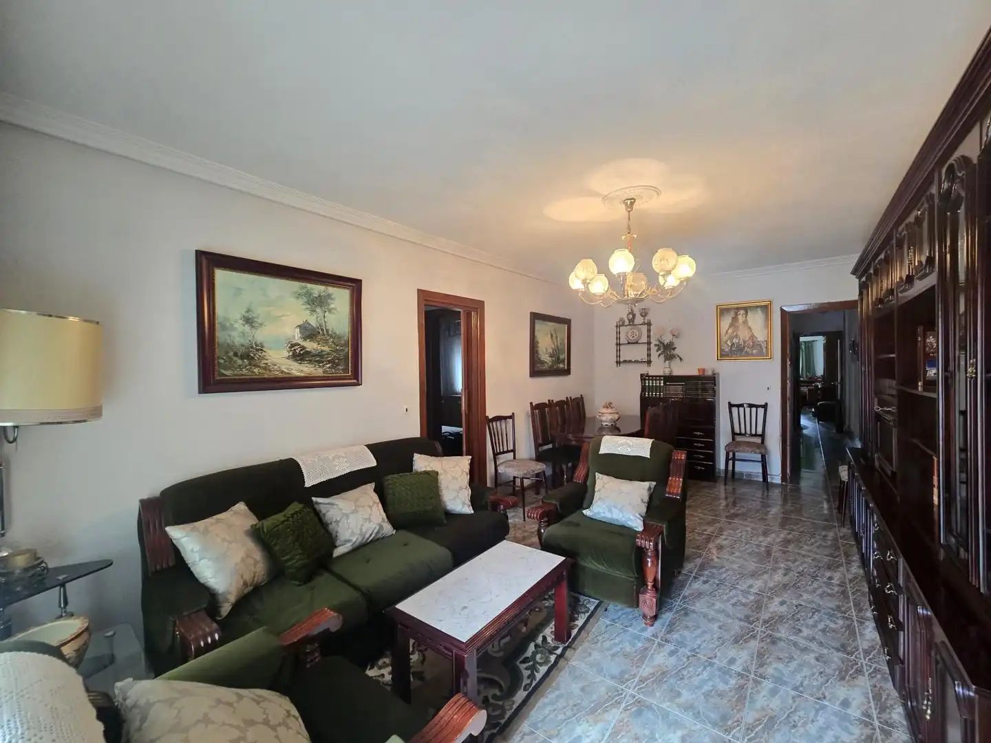 Living room of Flat for sale in Plasencia  with Air Conditioner, Heating and Terrace