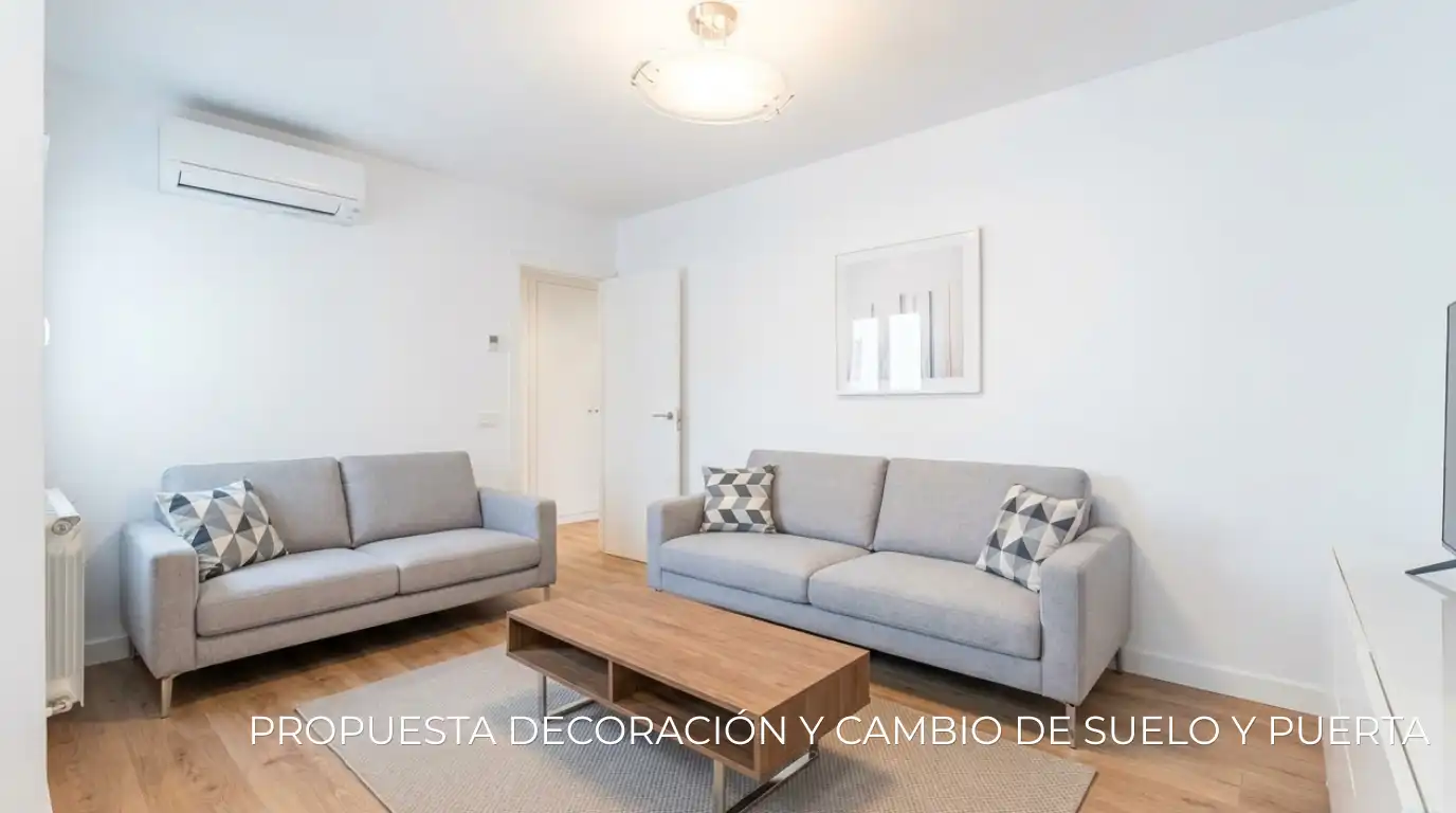 Sala d'estar de Pis en venda en Madrid amb Aire condicionat, Calefacció i Parquet
