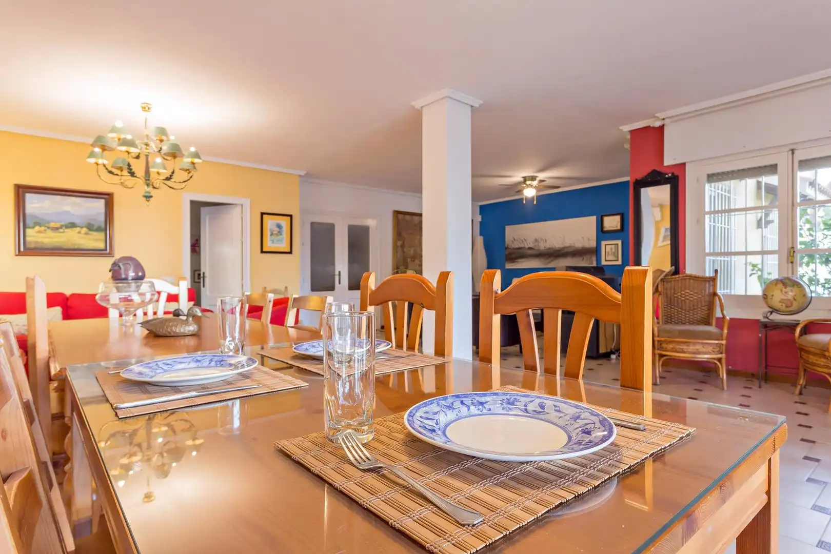 Dining room of Houses for sale in Roquetas de Mar  with Air Conditioner, Private garden and Terrace