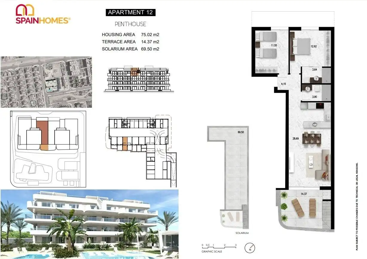 Apartament amb terrassa en venda a Orihuela Costa, imagen 46