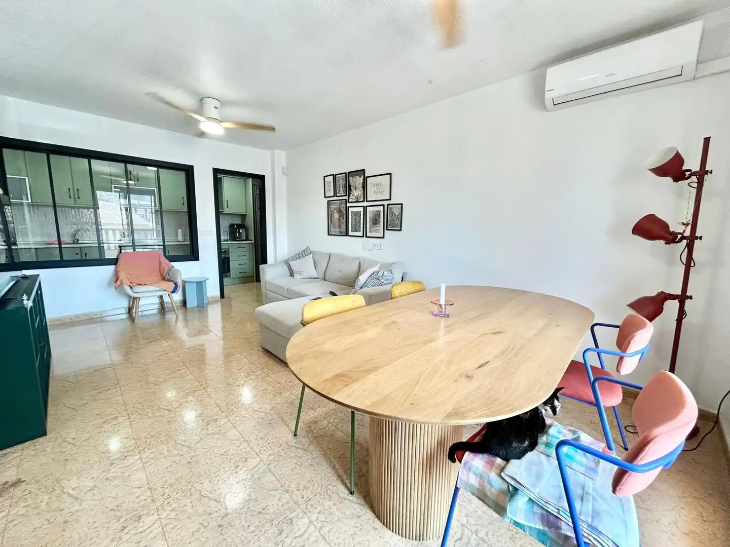 Living room of Ground floor for rent in San Fulgencio  with Air Conditioner, Swimming Pool and Furnished