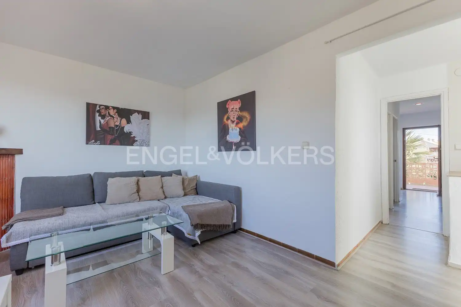 Living room of Houses for sale in Gandia  with Heating, Private garden and Balcony