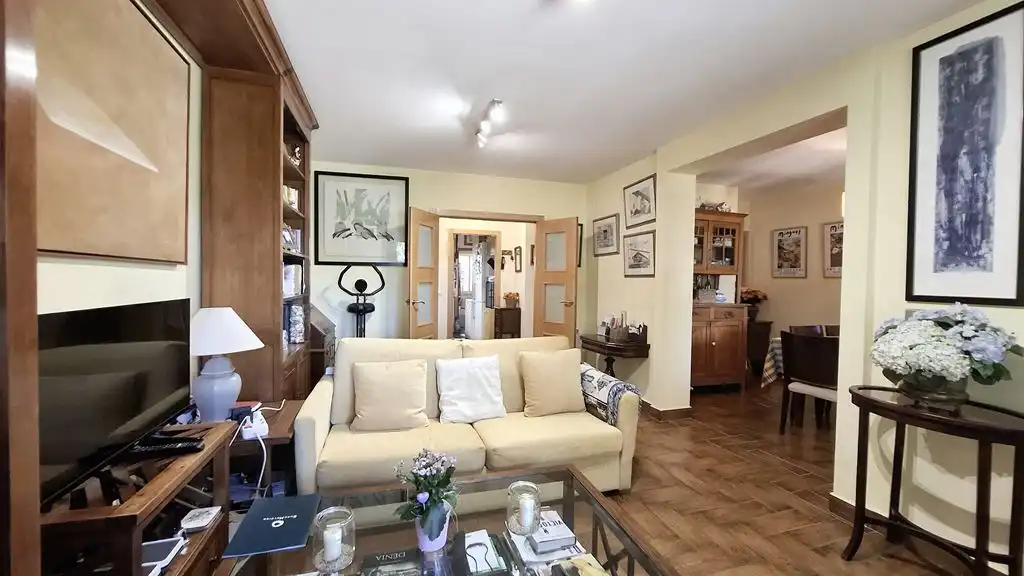 Sala de estar de Planta baja en venta en Dénia con Aire acondicionado, Terraza y Piscina comunitaria