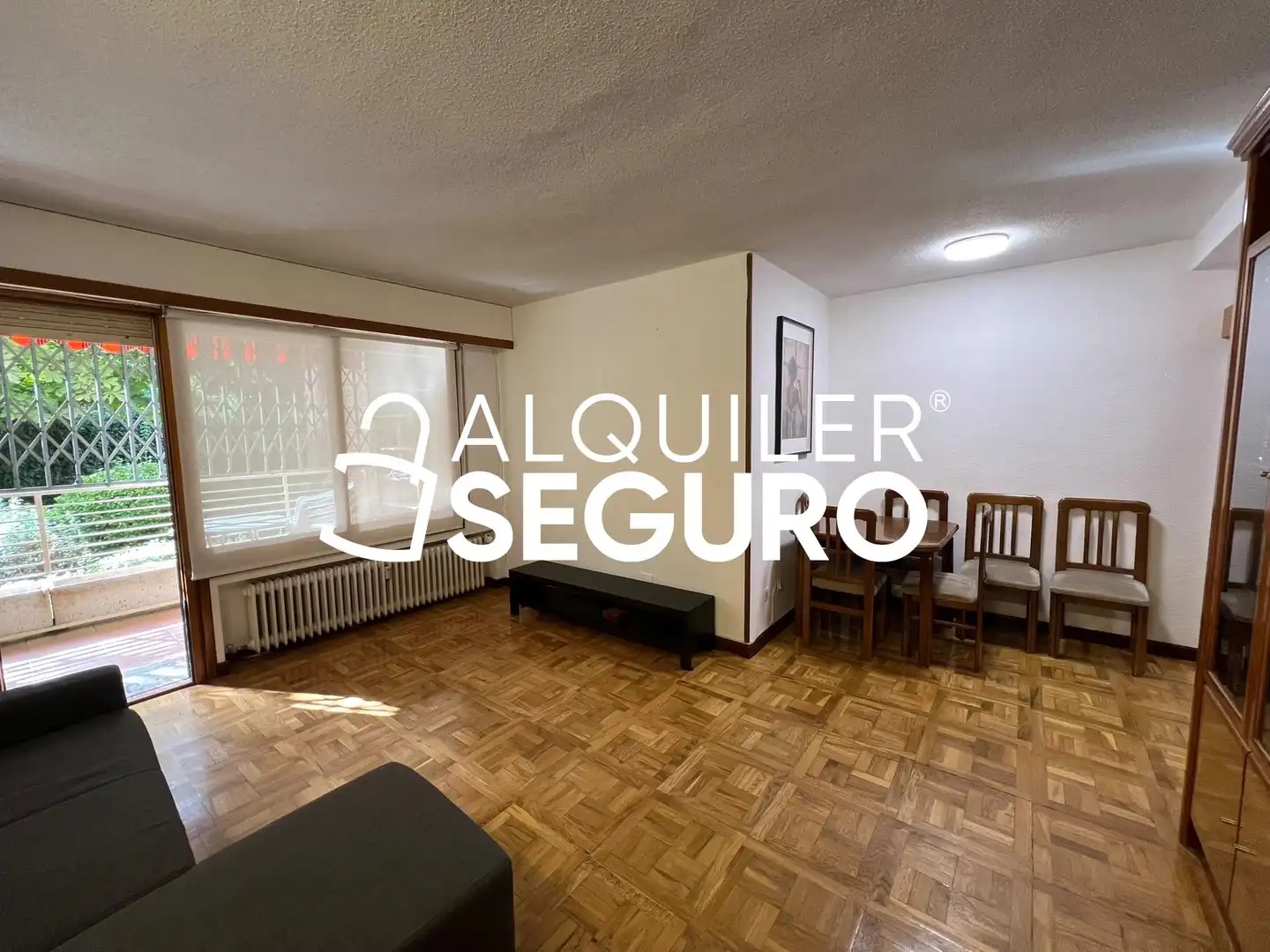 Sala de estar de Piso de alquiler en Madrid con Aire acondicionado, Calefacción y Terraza