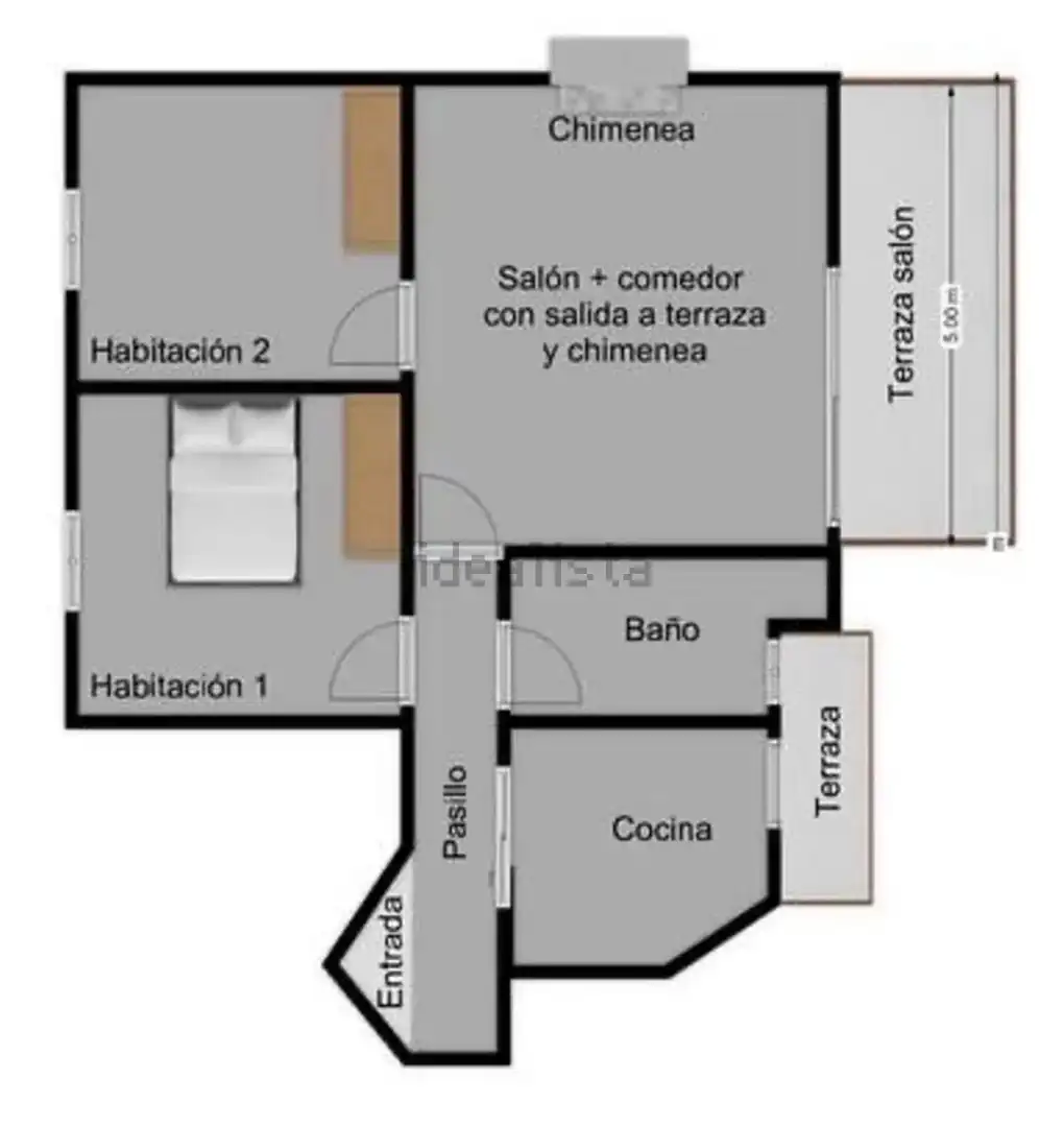Piso con terraza en alquiler en Calleja Prado San Juan, imagen 15