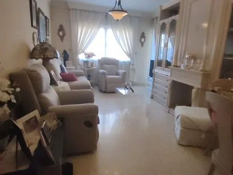 Sala d'estar de Pis de lloguer en Málaga Capital amb Terrassa, Moblat i Forn