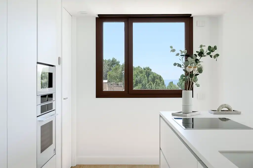 Cuina de Àtic en venda en  Palma de Mallorca amb Aire condicionat, Calefacció i Terrassa