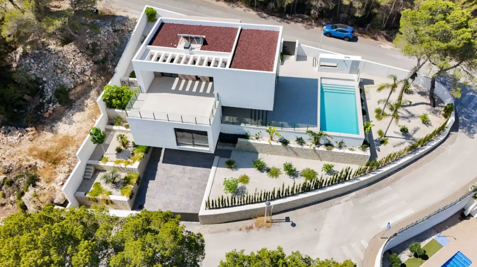 Vista exterior de Casa o chalet en venta en Teulada con Aire acondicionado, Calefacción y Jardín privado