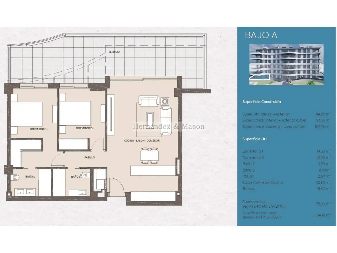 Penthouse mit Pool zum Verkauf in Torrequebrada, imagen 13