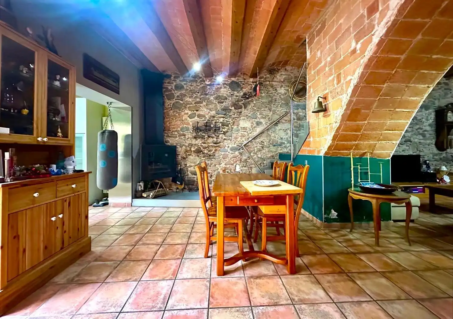 Esszimmer von Haus oder Chalet zum Verkauf in Granollers mit Klimaanlage, Privatgarten und Terrasse