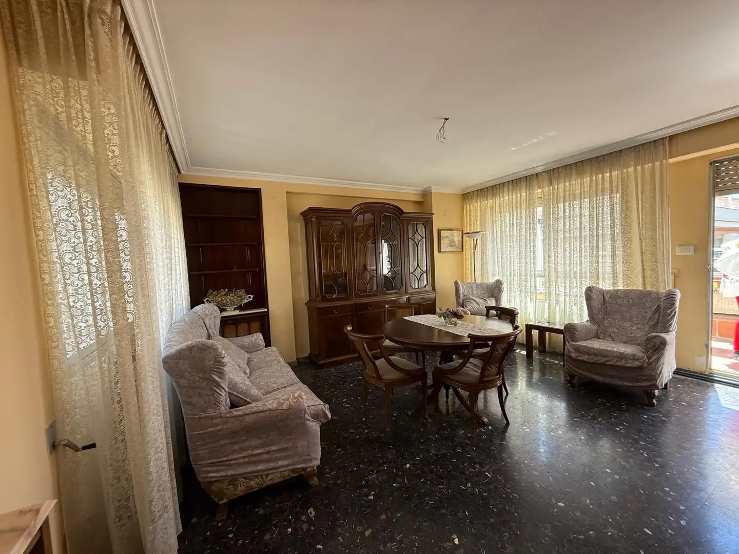 Living room of Attic for sale in Alcoy / Alcoi  with Terrace and Furnished