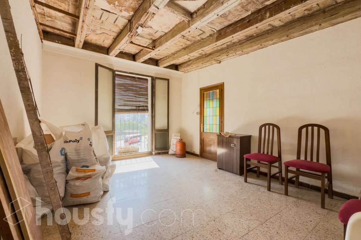 Sala d'estar de Pis en venda en  Barcelona Capital