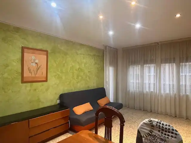 Living room of Flat for sale in Lleida  with Heating, Storage room and Furnished