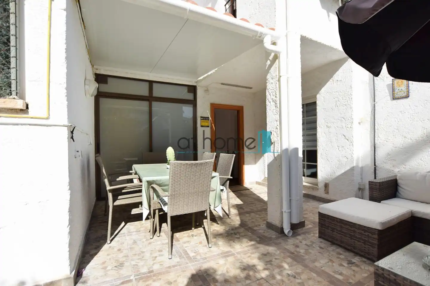 Terrasse von Einfamilien-Reihenhaus zur Miete in Sagunto / Sagunt mit Klimaanlage, Parkett und Terrasse